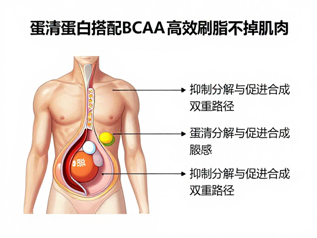 减脂人群必看，蛋清蛋白搭配BCAA，高效刷脂不掉肌肉