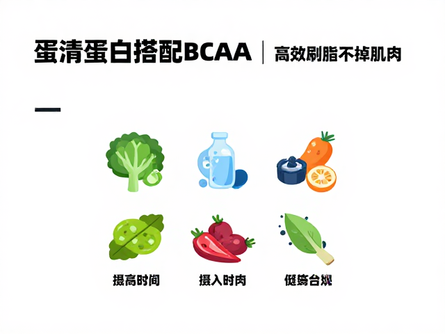减脂人群必看，蛋清蛋白搭配BCAA，高效刷脂不掉肌肉
