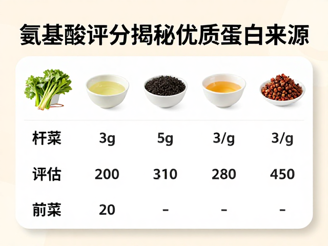 蛋清蛋白代餐配方解析，氨基酸评分揭秘优质蛋白来源