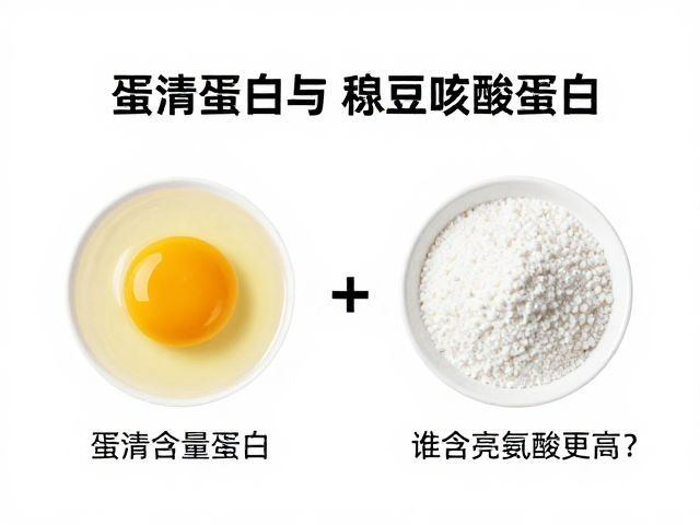 蛋清蛋白与豌豆蛋白对比,谁含亮氨酸更高?