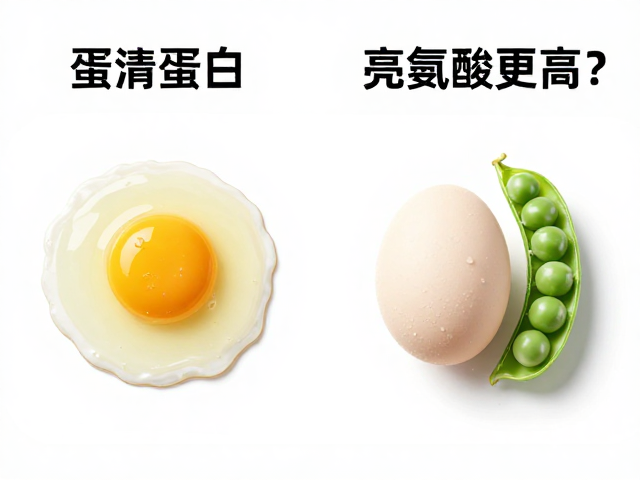 蛋清蛋白与豌豆蛋白对比,谁含亮氨酸更高?