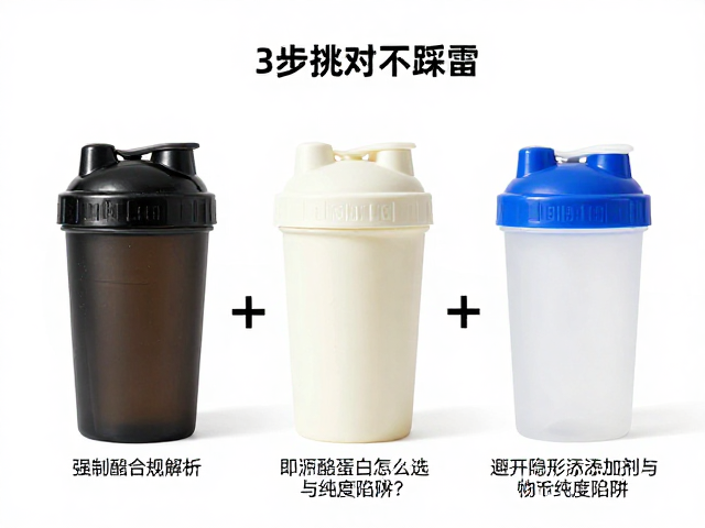 蛋清蛋白粉配摇摇杯?即溶酪蛋白怎么选?3步挑对不踩雷