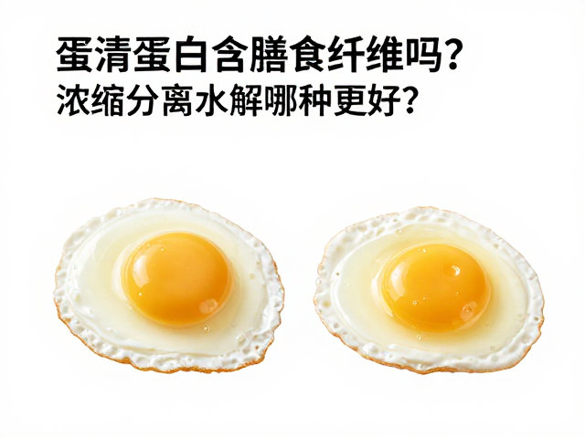 蛋清蛋白含膳食纤维吗?浓缩分离水解哪种更好?