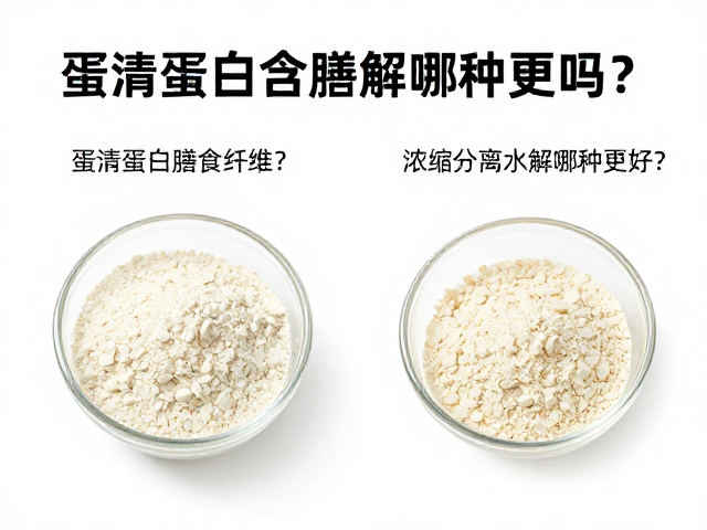 蛋清蛋白含膳食纤维吗?浓缩分离水解哪种更好?