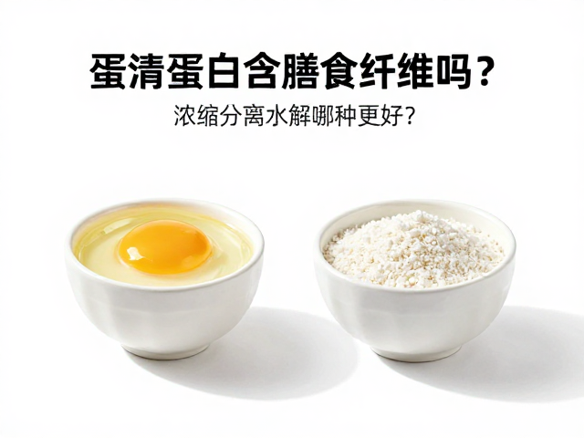 蛋清蛋白含膳食纤维吗?浓缩分离水解哪种更好?