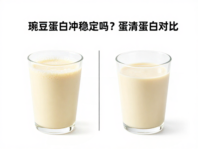 豌豆蛋白冲调稳定吗？蛋清蛋白对比，揭秘优质植物蛋白选择