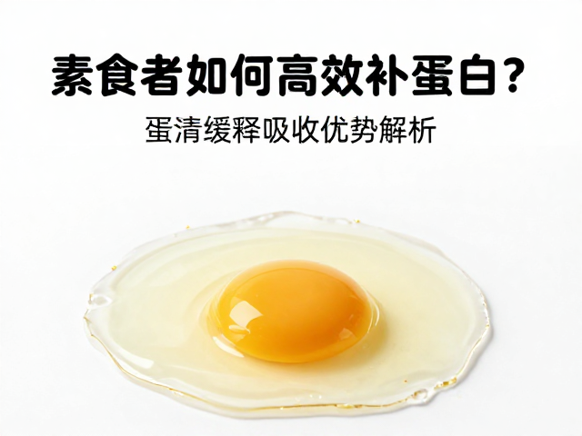 素食者如何高效补蛋白?蛋清缓释吸收优势解析