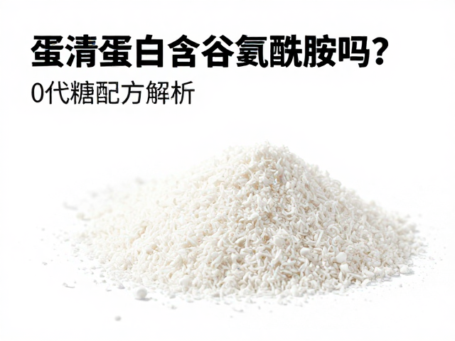 蛋清蛋白含谷氨酰胺吗？0代糖配方解析