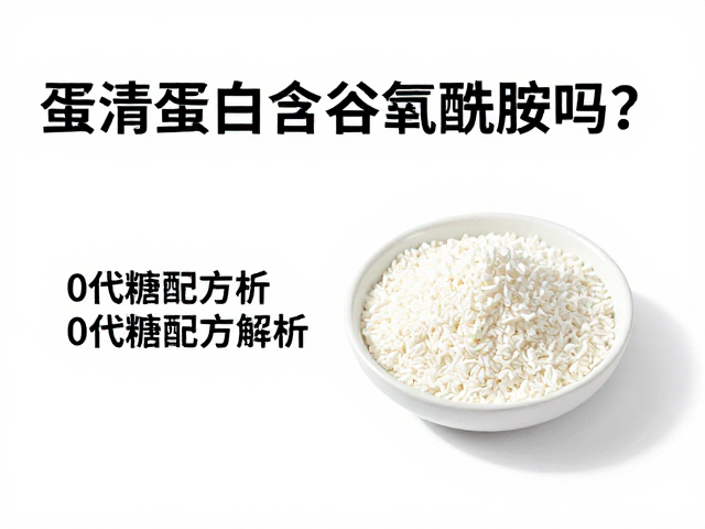蛋清蛋白含谷氨酰胺吗？0代糖配方解析