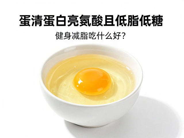 蛋清蛋白富含亮氨酸且低脂低糖,健身减脂吃什么好?