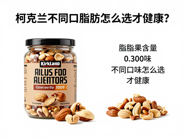 柯克兰Kirkland坚果脂肪含量对比，不同口味怎么选才健康？