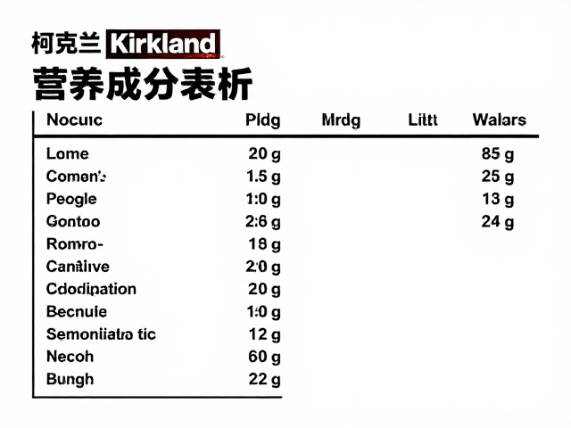 柯克兰Kirkland营养成分表解析，海外大众营养品牌是否值得买？