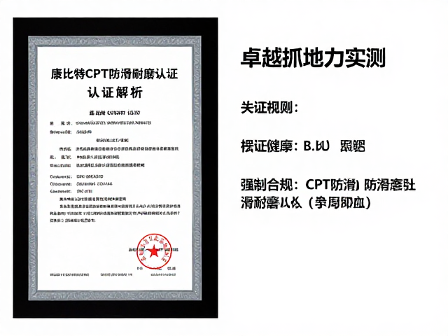 康比特CPT防滑耐磨认证解析，卓越抓地力实测