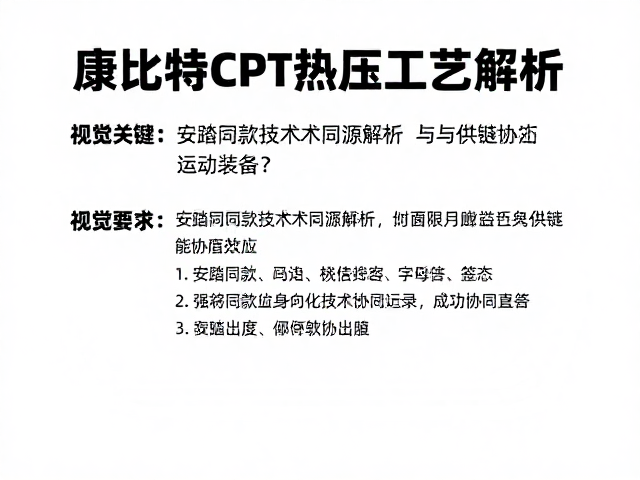 康比特CPT热压工艺解析,安踏同款技术如何赋能运动装备?