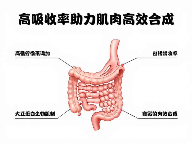 赛霸大豆蛋白生物价解析,高吸收率助力肌肉高效合成