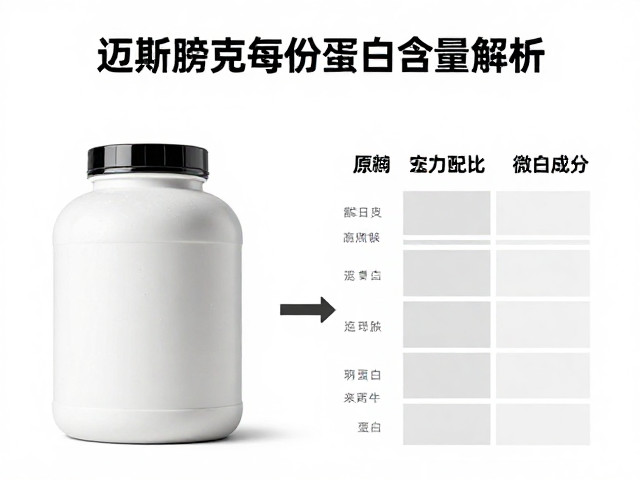 迈斯朋克每份蛋白含量解析,健身人群日常高效补剂指南