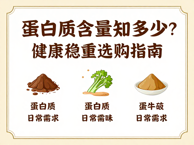 同仁堂蛋白质含量知多少？健康稳重选购指南