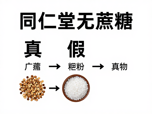 同仁堂无蔗糖产品大字清晰标识,真假辨别与选购指南