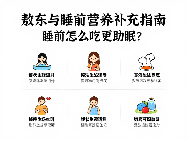 同仁堂与敖东睡前营养补充指南，睡前怎么吃更助眠？