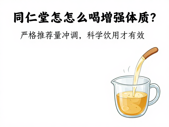 同仁堂怎么喝增强体质？严格按推荐量冲调，科学饮用才有效