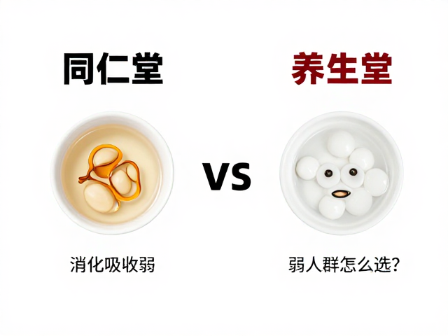 同仁堂vs养生堂,消化吸收弱人群怎么选?