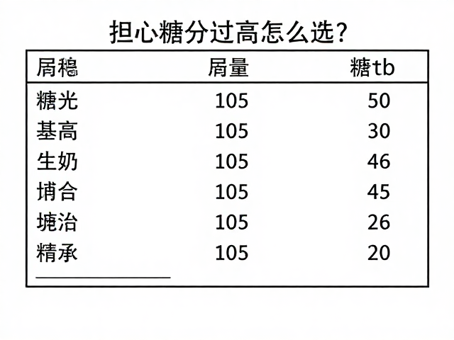 同仁堂独立小条包装,担心糖分过高怎么选?