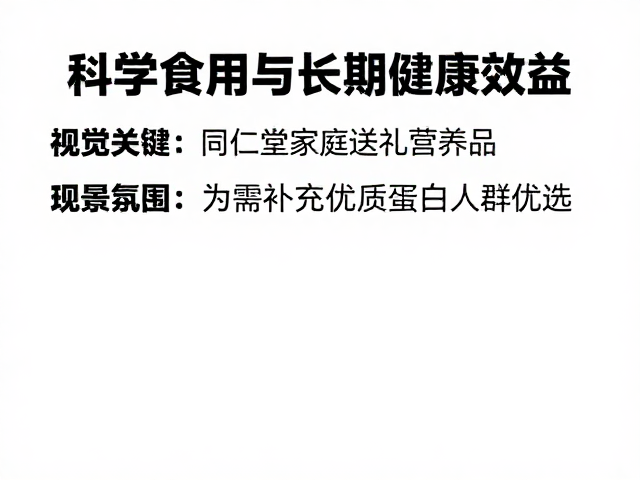 同仁堂家庭送礼营养品,为需补充优质蛋白人群优选