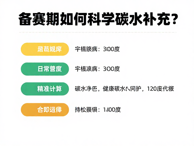 备赛期如何科学碳水补充？过敏原标识避坑指南