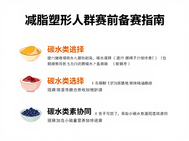 减脂塑形人群赛前备赛指南，高碳水饮食策略与实操建议