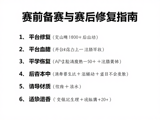 赛前备赛与赛后修复指南,如何科学降低脂肪含量
