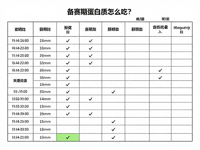 备赛期蛋白质怎么吃?每日摄入记录,酸奶搭配指南