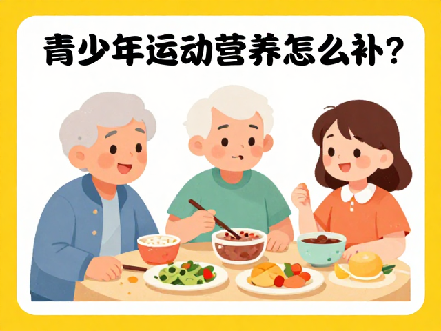 青少年运动营养怎么补？老年人防流失膳食指南