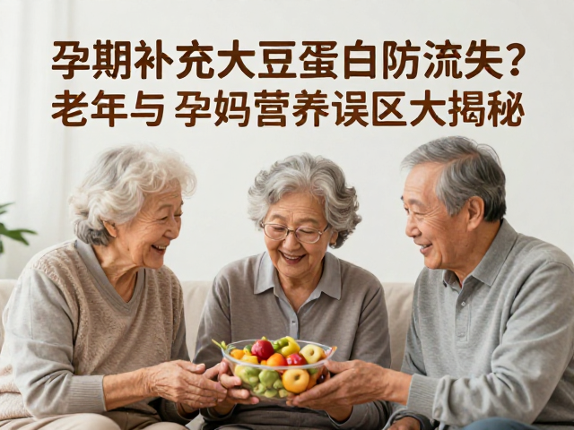 孕期补充大豆蛋白防流失?老年人与孕妈营养误区大揭秘