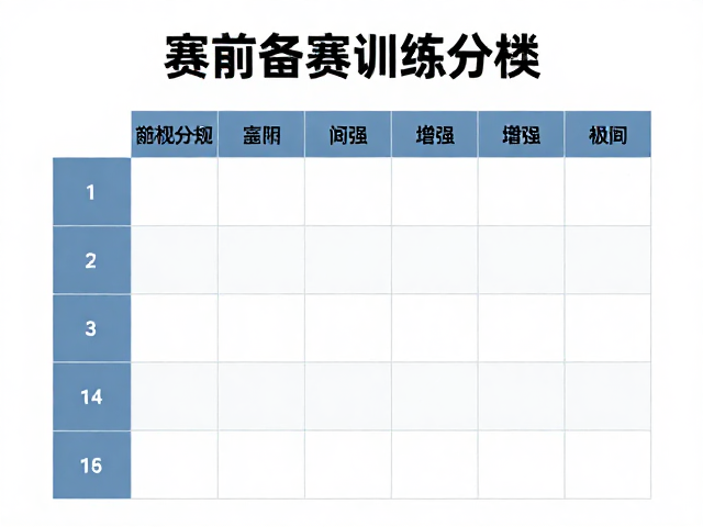 赛前备赛指南,高强度间歇训练与增强恢复,助你突破极限