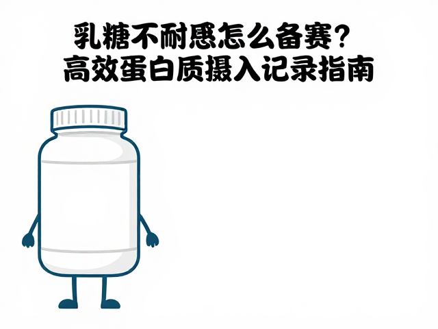 乳糖不耐受怎么备赛?高效蛋白质摄入记录指南