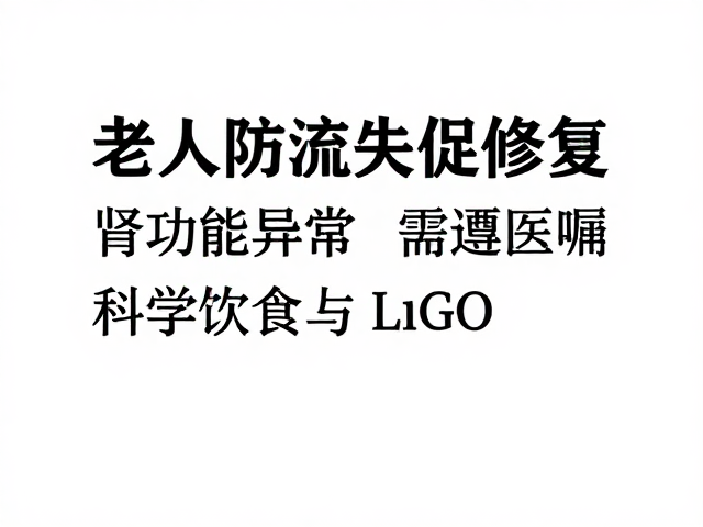 老年人防流失促修复,肾功能异常需遵医嘱