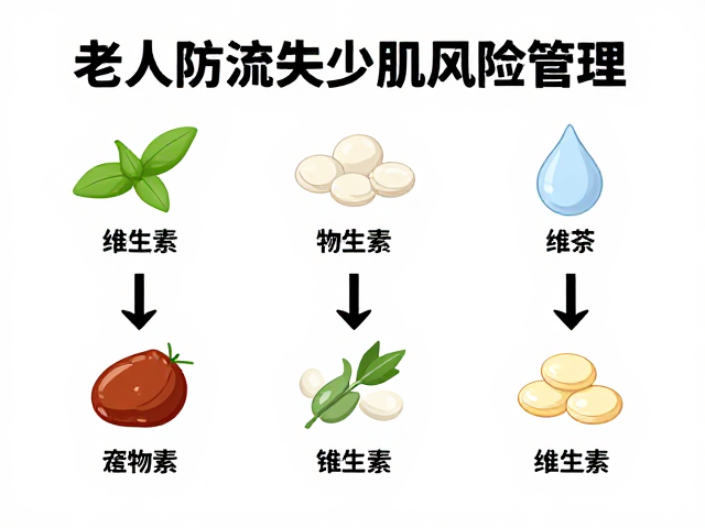 老年人防流失少肌风险管理,科学补充维生素矿物质指南