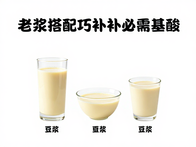 老年人防流失，豆浆搭配巧补必需氨基酸，科学养生指南