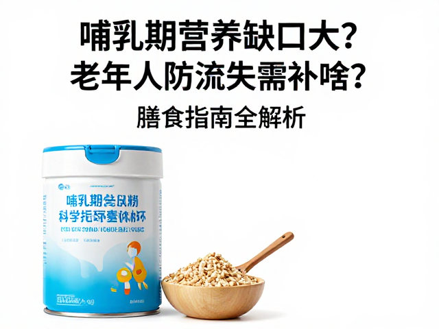 哺乳期营养缺口大?老年人防流失需补啥?膳食指南全解析