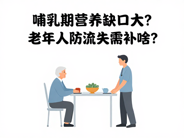 哺乳期营养缺口大?老年人防流失需补啥?膳食指南全解析