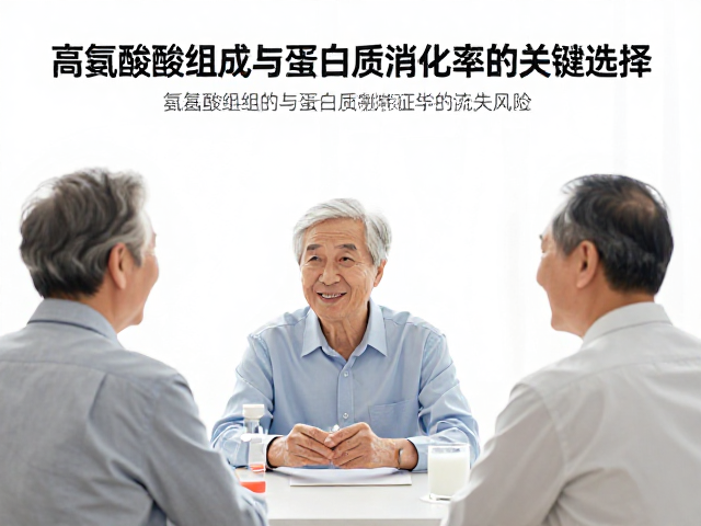 老年人防流失，高氨基酸组成与蛋白质消化率的关键选择