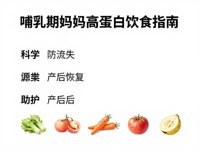 哺乳期妈妈高蛋白饮食指南,科学防流失,助力产后恢复