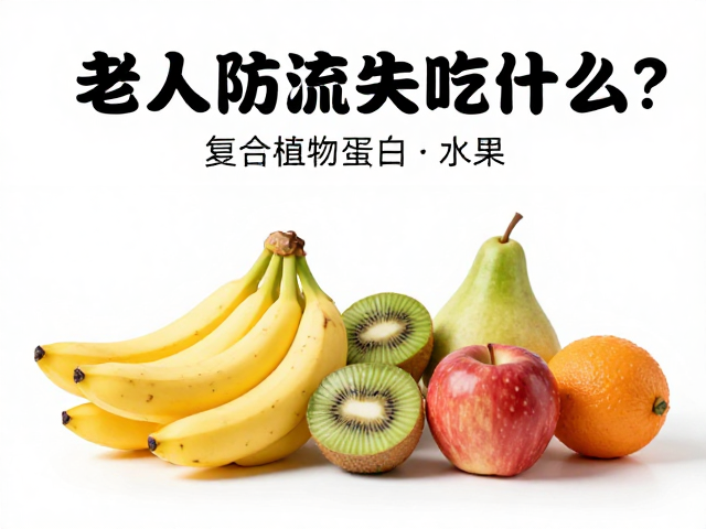 老年人防流失吃什么？复合植物蛋白，水果，科学补充好吸收