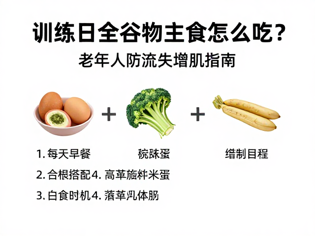 训练日全谷物主食怎么吃?老年人防流失增肌指南