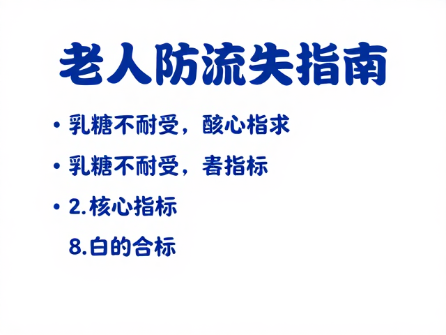 老年人防流失指南,乳糖不耐受者如何选低糖配方奶粉?