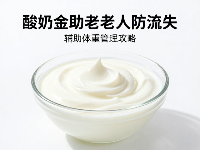 酸奶混合食用助老年人防流失,辅助体重管理攻略