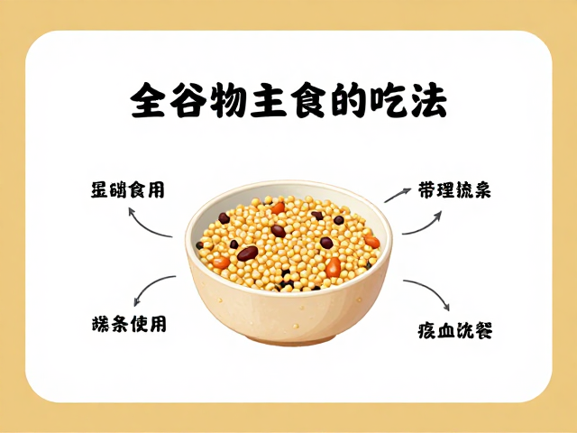 全谷物主食,老年人防流失,儿童不替代正餐的正确吃法