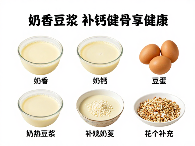 老年人防流失,奶香豆浆搭配食谱,补钙健骨享健康