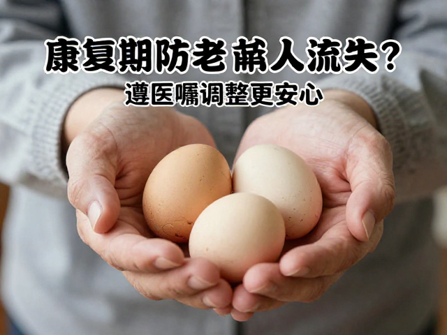 康复期老人防流失，鸡蛋怎么吃？遵医嘱调整更安心