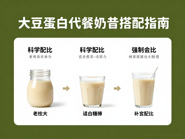 老年人防流失，大豆蛋白代餐奶昔搭配指南，营养健康两不误